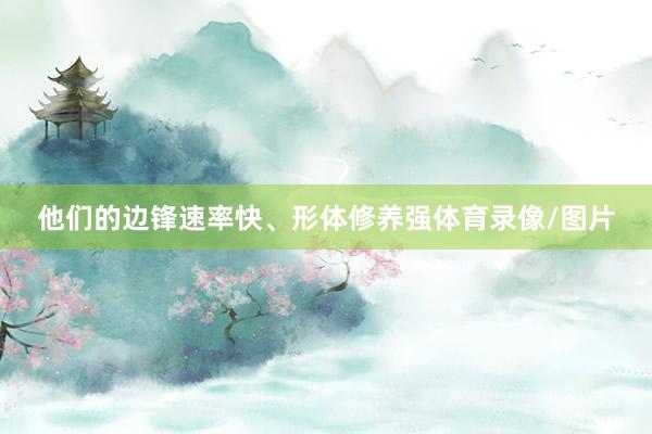 他们的边锋速率快、形体修养强体育录像/图片