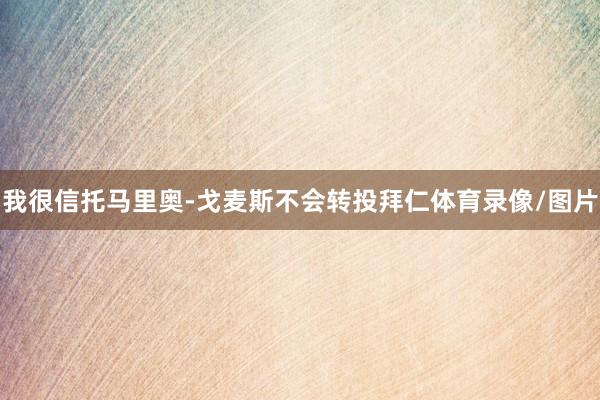 我很信托马里奥-戈麦斯不会转投拜仁体育录像/图片