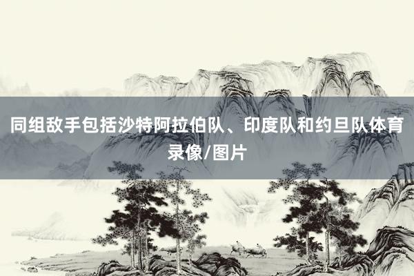 同组敌手包括沙特阿拉伯队、印度队和约旦队体育录像/图片