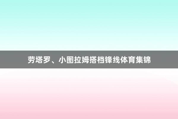 劳塔罗、小图拉姆搭档锋线体育集锦