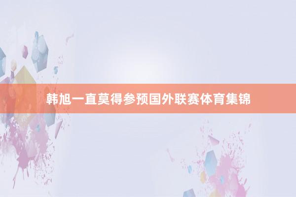 韩旭一直莫得参预国外联赛体育集锦