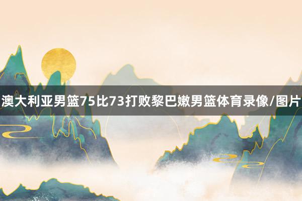 澳大利亚男篮75比73打败黎巴嫩男篮体育录像/图片