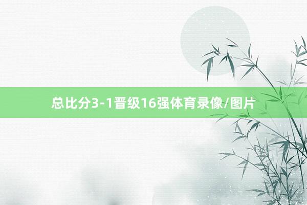 总比分3-1晋级16强体育录像/图片
